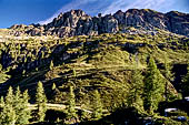 Escursione ai laghi Gemelli, Alta Valle Brembana, Alpi Orobie -  Pizzo del Becco (2506 m). 